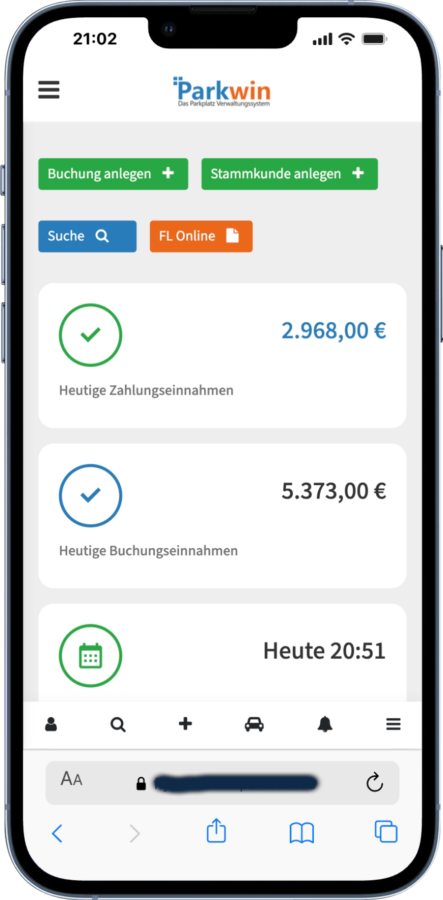 Parkplatz Management App